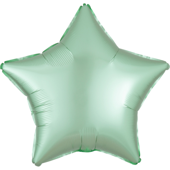 Folienballon - Stern - mintgrün - satin - 43 cm