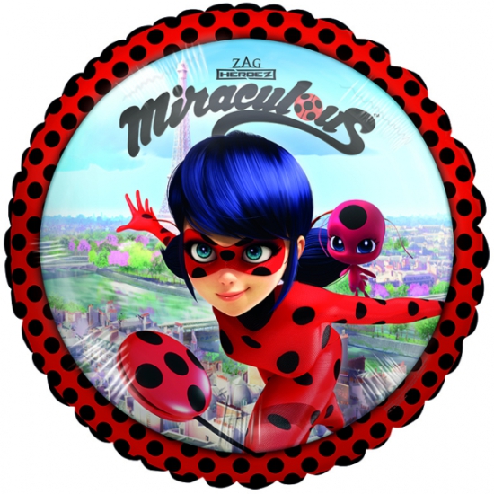 Folienballon - Ladybug - Miraculous - 43 cm