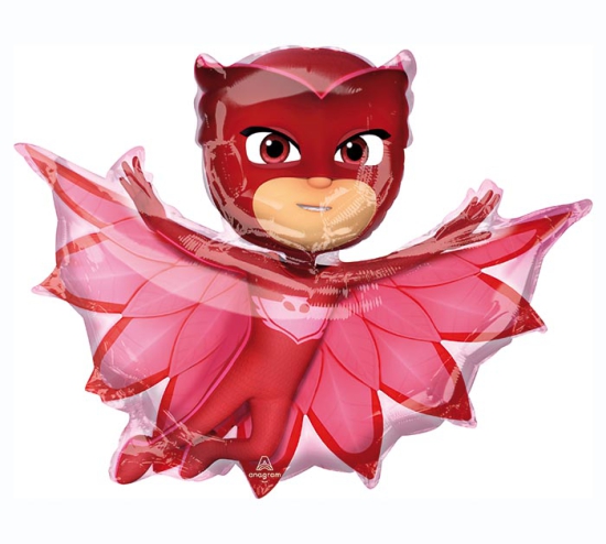 XXL Folienballon -  "PJ Masks - Pyjamahelden - Owlette" -  83 cm