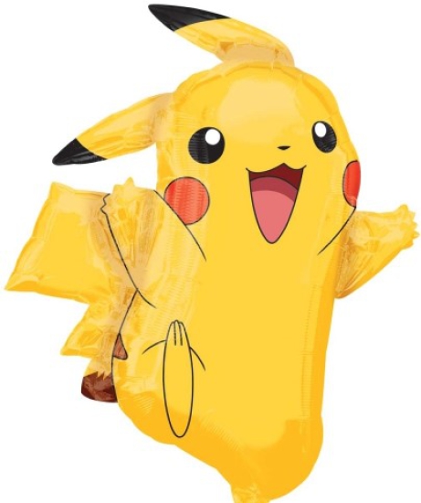 XL  - Folienballon -  "Pokémon" - "Pikachu" 62 x 78 cm