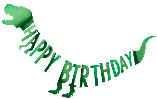 Ginger Ray - Happy Birthday Dinosaurier Party Buchstabengirlande