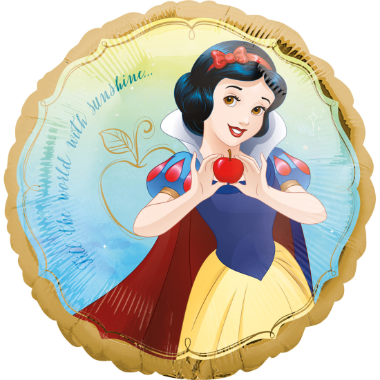 Folienballon - Disney - Princess - Schneewitchen - rund - 43 cm
