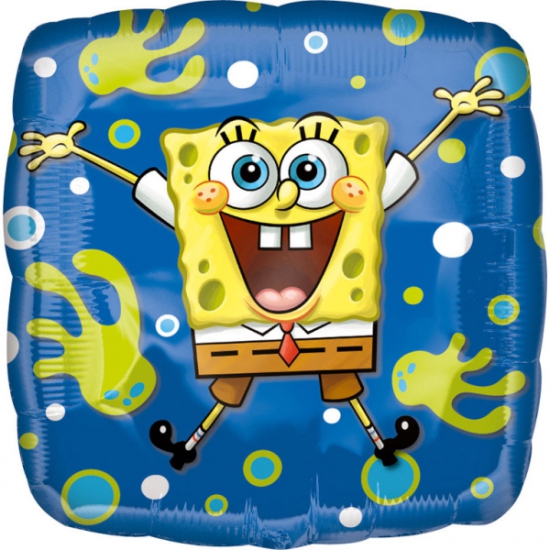 Folienballon - Spongebob - Schwammkopf - 43 cm