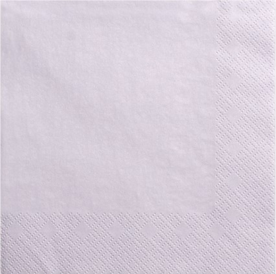 20 Servietten - Papier - heller Lavendel - 40 x 40 cm