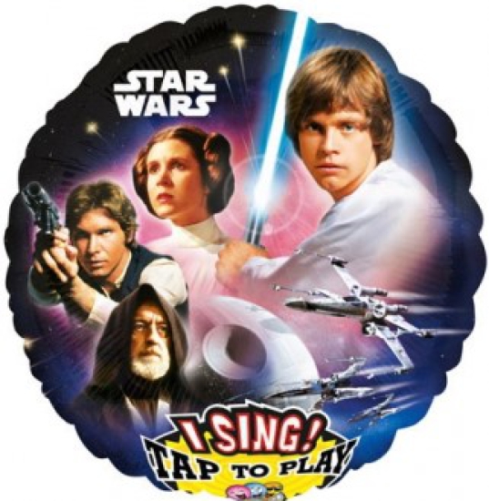 XL Folienballon - singend - Star Wars - 71 cm