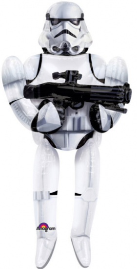 Riesen Airwalker, laufender Ballon "Star Wars - Stormtrooper" 83 x 177 cm