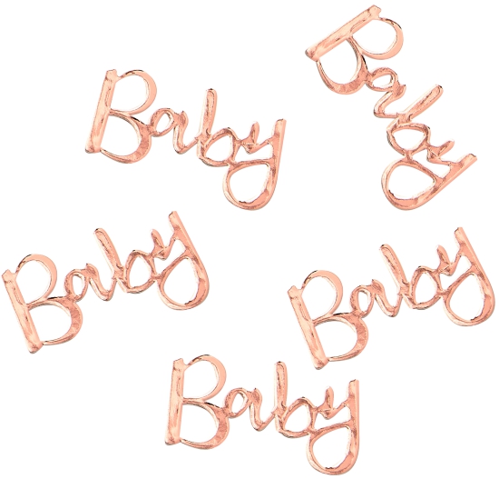 Ginger Ray - Baby Roségold Babyparty Konfetti