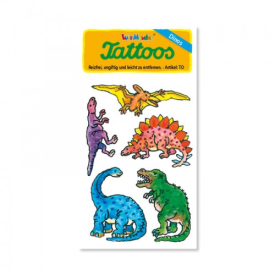 Lutz Mauder - temporäre Tattoos - Dinos - Dinosaurier