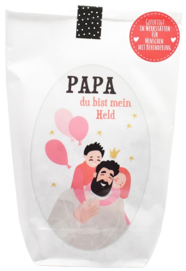 Wunderle - Wundertüte - Geschenktüte - Papa, du bist mein Held