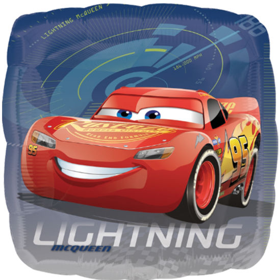 Folienballon - Cars 3 - Lightning MCQueen - 43 cm