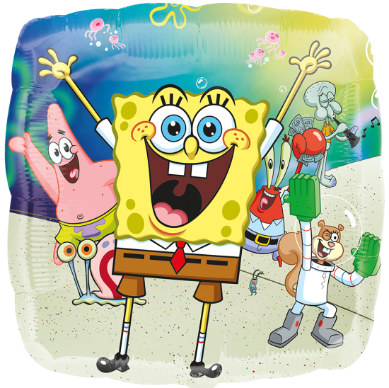 Folienballon - Spongebob - Schwammkopf - 43 cm