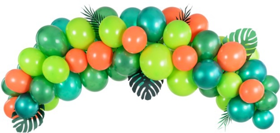 DIY Ballongirlande - Bunt - 200 cm - 60 Teile