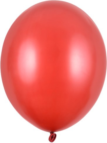 Latexballon - Poppy Red - Mohnblumenrot - metallic - 30 cm