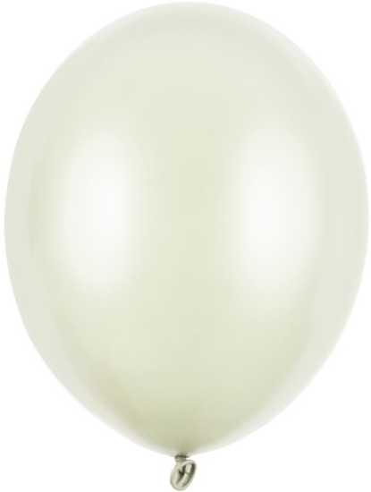 Latexballon - Light Cream - helles Creme - metallic - 30 cm