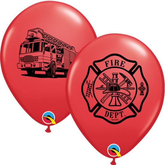 Latexballon - Fire Department - Feuerwehr - 28 cm