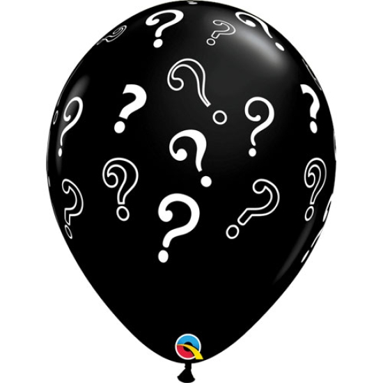 Latexballon - "Fragezeichen" - Geschlechtsenthüllung - Gender Reveal - 60 cm
