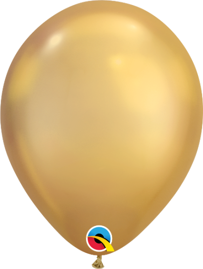 Latexballon - gold - Chrome - 28 cm