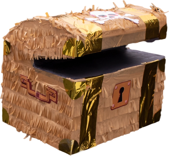 Pinata - Piraten - Schatzkiste - 30 x 24 x 27 cm