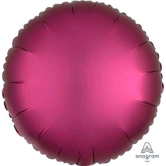 Folienballon - rund - Granatapfel - satin - 43 cm