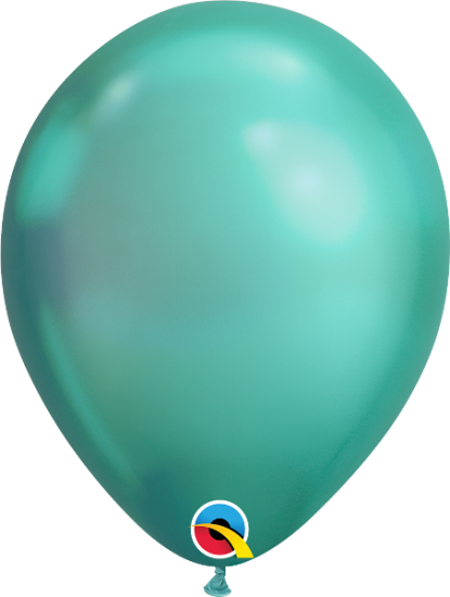 Latexballon - grün - Chrome - 28 cm