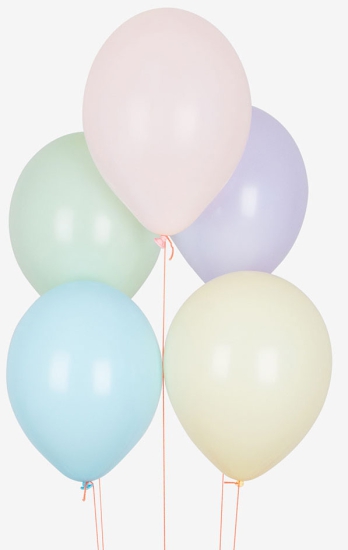 My Little Day - Latexballon-Set - 10 bunte pastellfarbene Latexballons