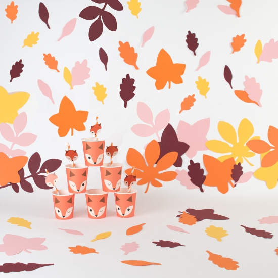 My Little Day - Herbstblätter Dekor aus Papier - Woodland - Walddekoration