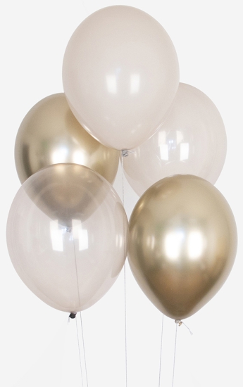 My Little Day - Latexballon-Set - 10 Latexballons - Gold Mix