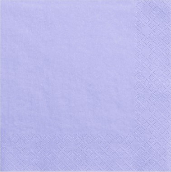 20 Servietten - Papier - lila - 33 x 33 cm