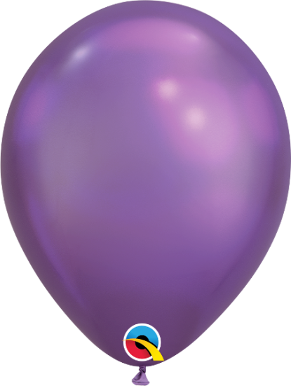 Latexballon - lila - Chrome - 28 cm