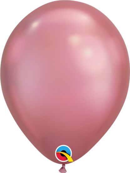 Latexballon - Malve - Chrome - 28 cm