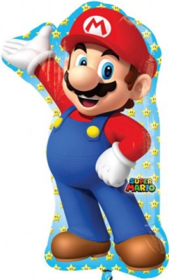 XXL Folienballon - "Super Mario" - 55 x 83 cm