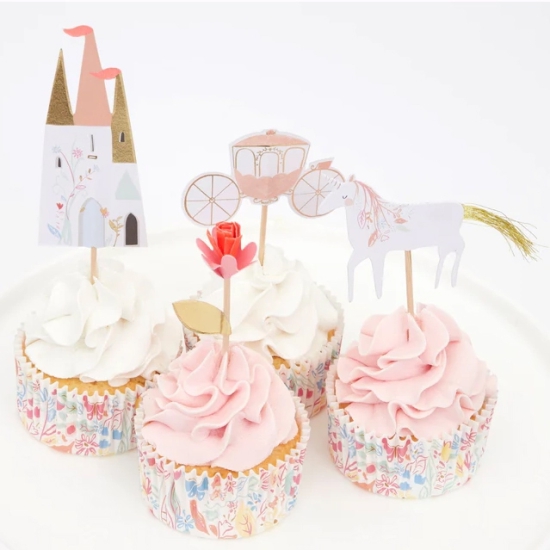 MeriMeri - Princess - Prinzessinnen Cupcake Muffin Set - 48-teilig