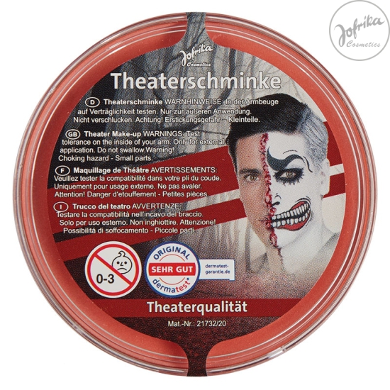 Jofrika - Halloween - Theaterschminke - orange - 25g