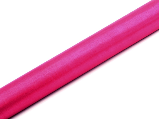 Organza - Tischläufer -  pink - 36 cm - 9m Rolle