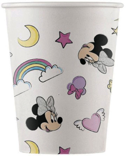 8 Becher - Minnie Maus - Minnie Mouse - Deluxe - Rainbow - 200 ml