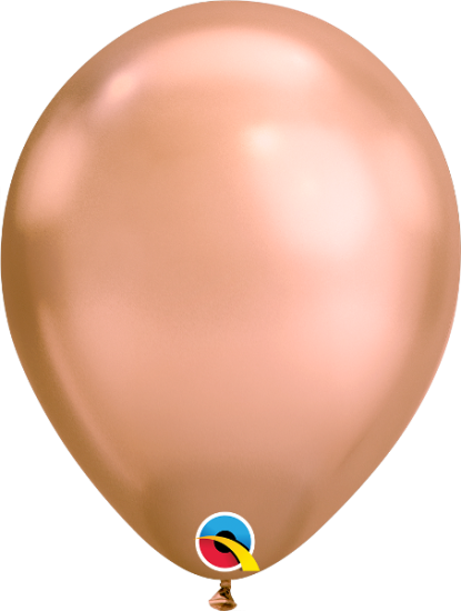 Latexballon - roségold - Chrome - 28 cm