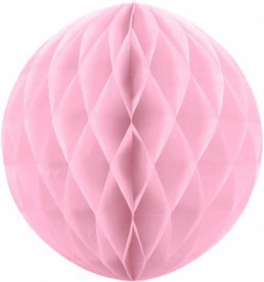 1 Deko - Wabenball - rosa - 30 cm
