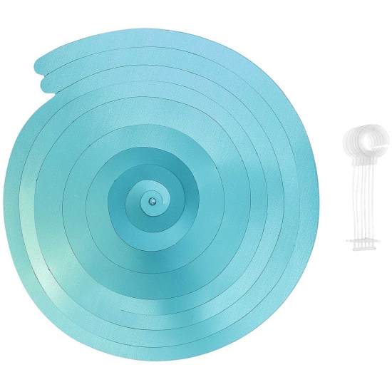 Rico Design - YEY! Let's Party - blaue Spiralluftschlangen - 60cm - 6 Stück
