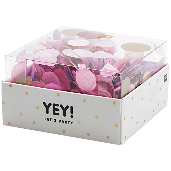 Rico Design - YEY! Let's Party - Konfetti - rosa Mix - 20g