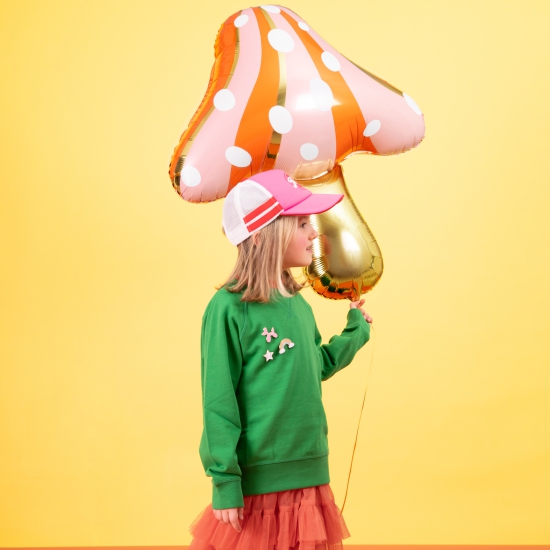 Folienballon - edler Pilz - 66 x 75cm