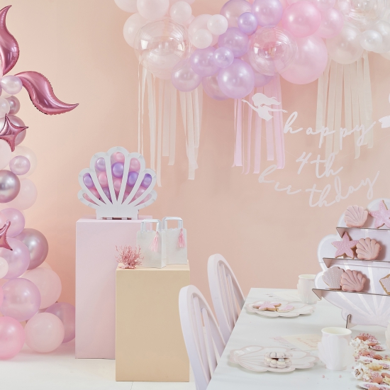 Ginger Ray - Süßigkeiten Stand Schillernde und rosa Meerjungfrau im Muscheldesign