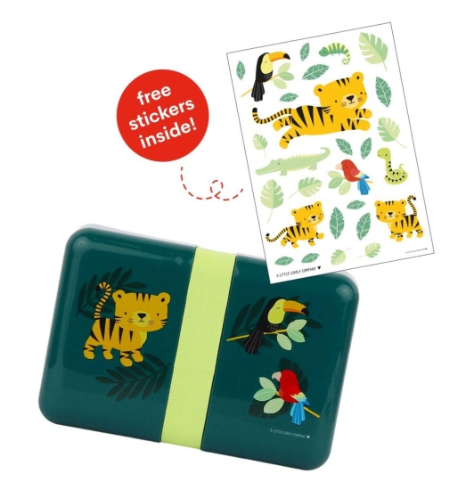A Little Lovely Company - Lunchbox - Brotzeitdose: Dschungel Tiger