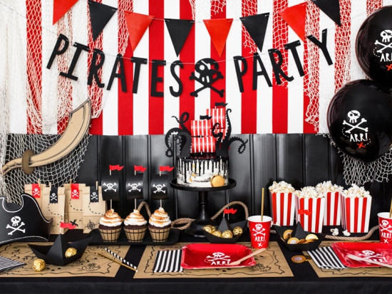 Buchstabengirlande - Piraten Party - Pirates Party - 14 x 100 cm