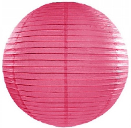 1 Lampion - Laterne - pink - 25 cm