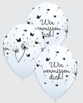 Latexballon - "Wir vermissen dich! - 28 cm